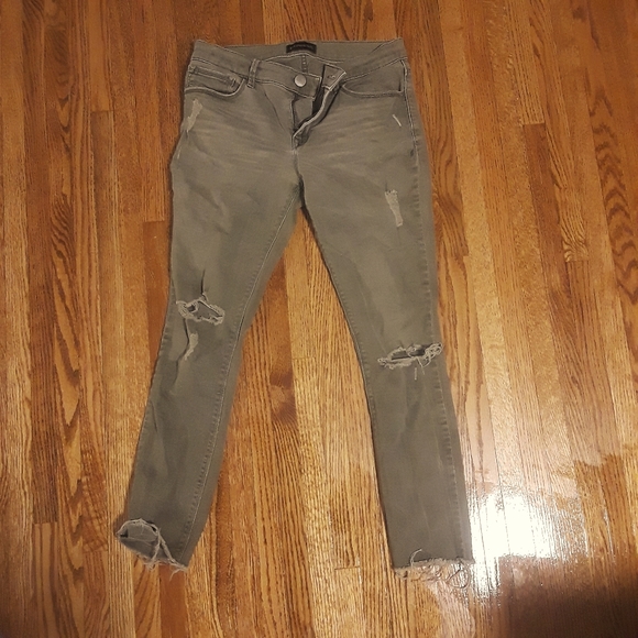Express Denim - Express Ankle Legging olive green size 4